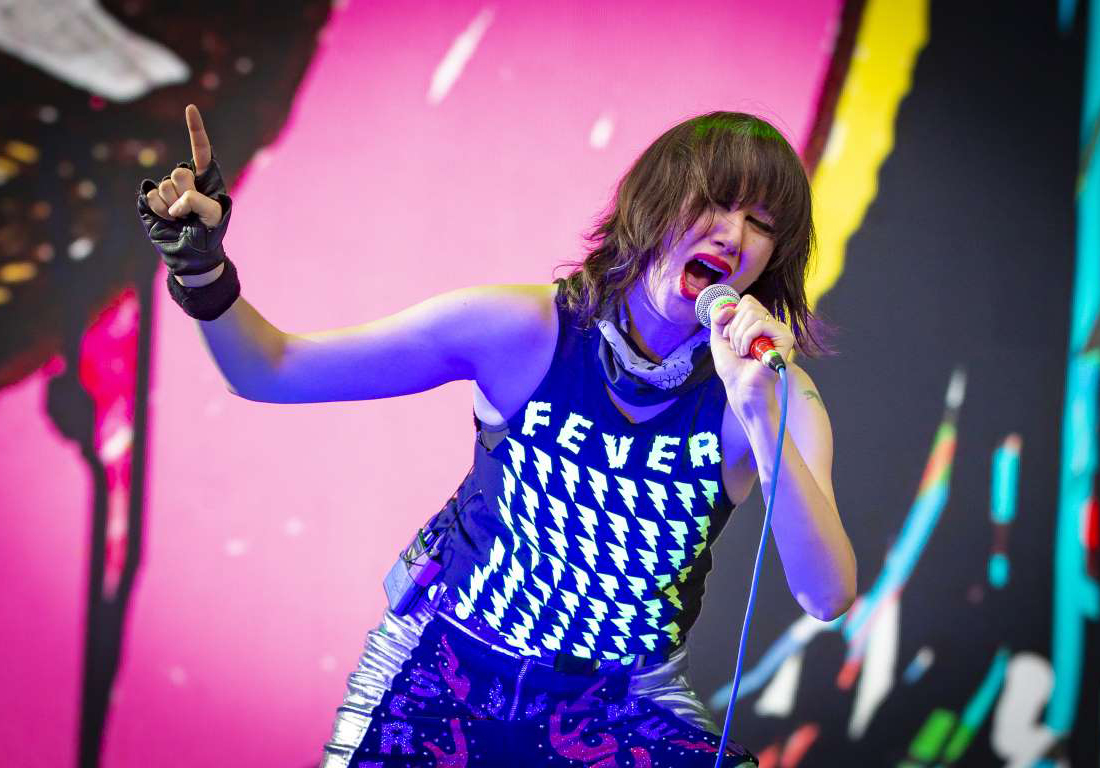 Karen O with Trent Reznor and Atticus Ross